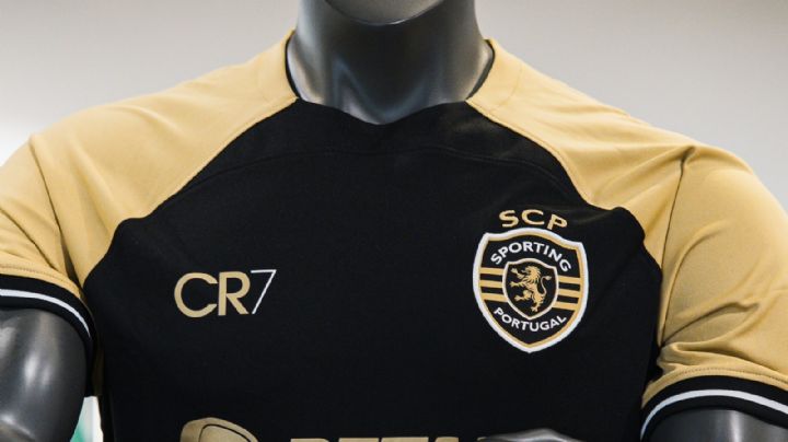 Sporting de Lisboa rinde homenaje a la estrella de su cantera Cristiano Ronaldo con un nuevo uniforme