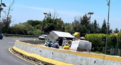 Imágenes fuertes: Captan momento exacto del accidente en la México-Cuernavaca; ocurrió en La Pera