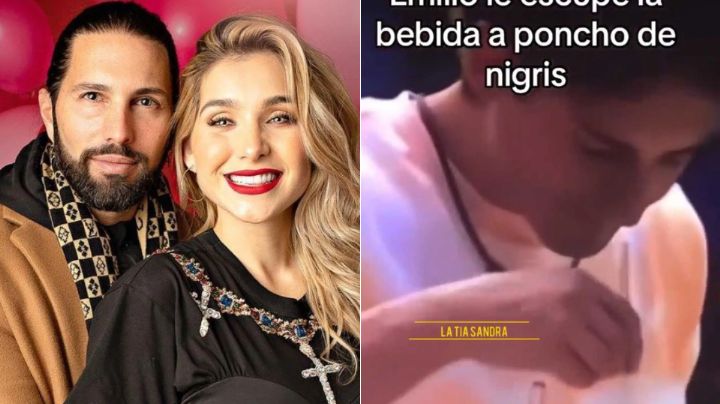 ¡Lo volvió a hacer! Emilio Osorio escupe en la bebida de Poncho de Nigris y su esposa reacciona