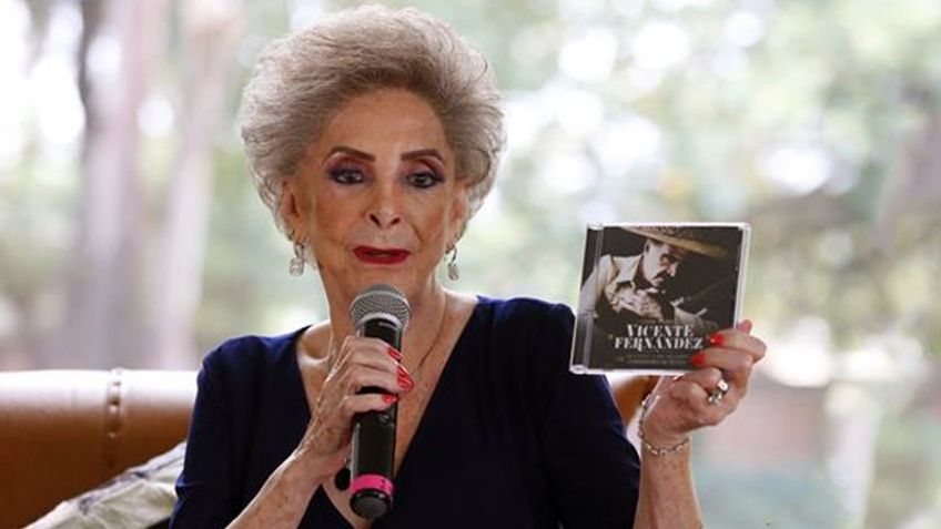 Cuquita Abarca lanza disco póstumo de Vicente Fernández; estas son las canciones que incluye