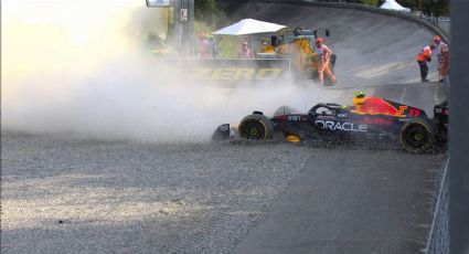 VIDEO: 'Checo' Pérez se estrella durante las prácticas libres del GP de Italia