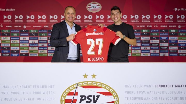 PSV Eindhoven hace oficial el regreso de 'Chucky' Lozano; esto durará su contrato