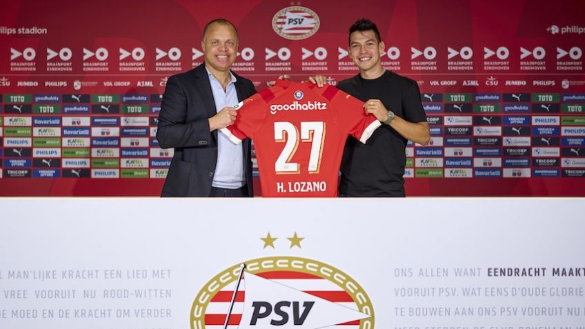 PSV Eindhoven hace oficial el regreso de 'Chucky' Lozano; esto durará su contrato