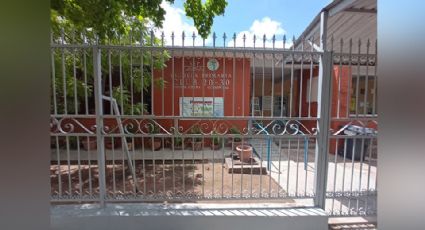 Baños colapsados dejan sin clases a niños de la Primaria 20-30 en Navojoa