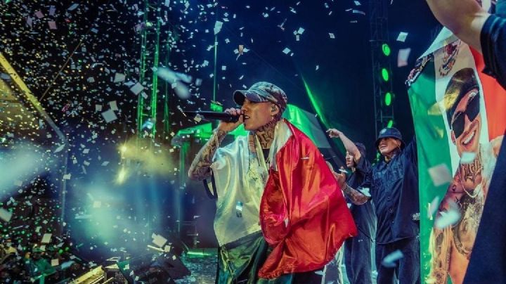 Santa Fe Klan no olvida a su amigo Lefty SM y le rinde homenaje en su concierto