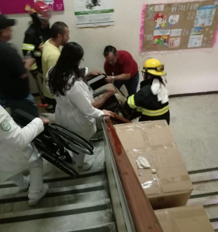 Falla elevador del IMSS en Veracruz