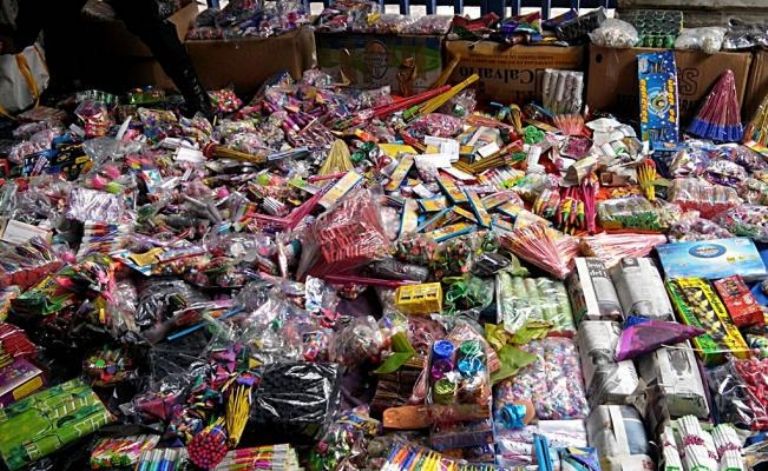 Pirotecnia en la Ciudad de México