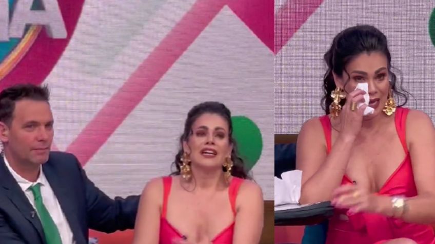 Luz Elena González rompe en llanto en 'VLA' y confiesa que su hijo está hospitalizado