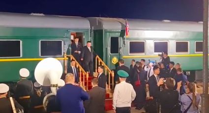 A bordo de un tren blindado, Kim Jong-un llega a Rusia para reunión con Vladimir Putin