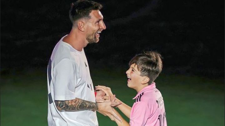 Talento natural: Thiago, el hijo de Lionel Messi ya brilla en la sub 12 del Inter de Miami