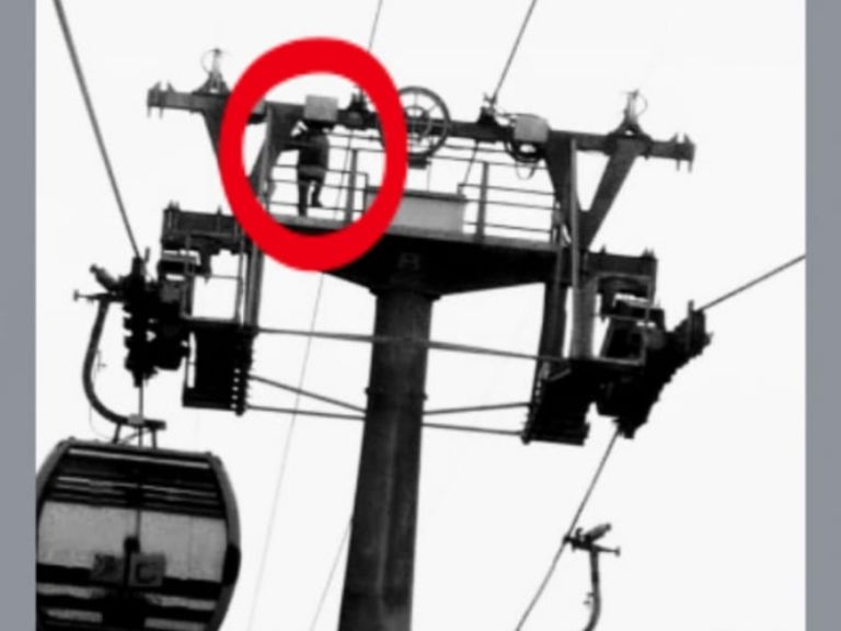 Intento de suicidio en el Cablebús