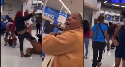 Cerca de 25 personas protagonizan pelea en afamada tienda de autoservicio; el VIDEO se viraliza