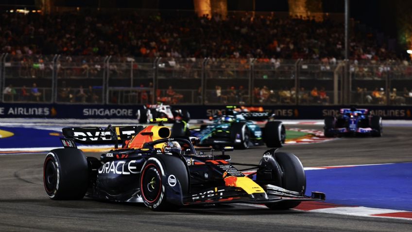 Red Bull pierde invicto en el Gran Premio de Singapur; ¿en qué lugar quedó 'Checo' Pérez?