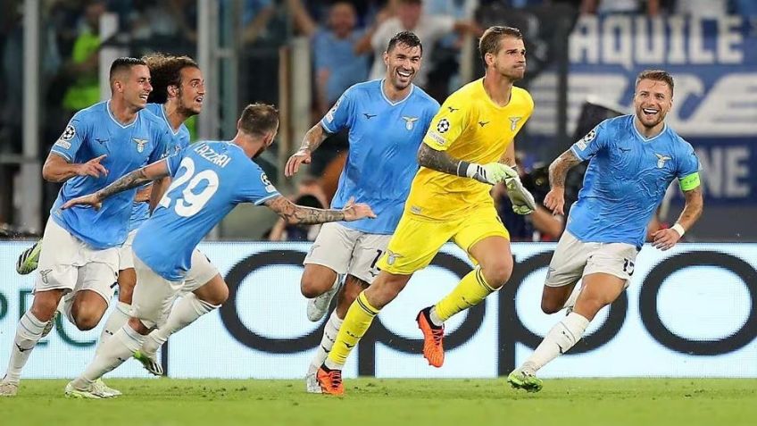 VIDEO: Portero de la Lazio marca el gol del empate ante Atlético en el último minuto