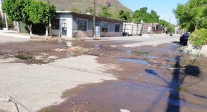 Derrames de aguas negras tiene 3 años, afecta a familias guaymenses; piden pronta atención