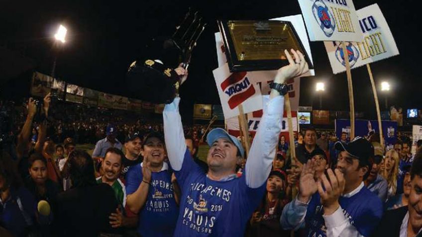 El tricampeonato de la temporada 2012-2013, el último título de los Yaquis de Obregón
