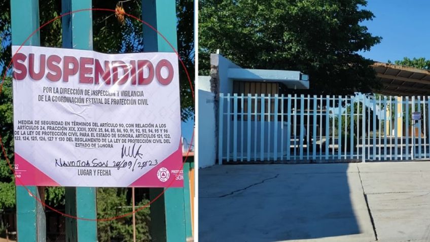 Protección Civil suspende actividades en Conalep de la ciudad de Navojoa