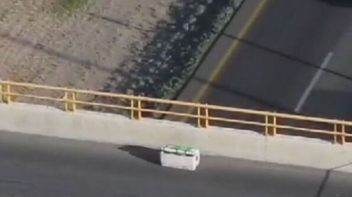 Imágenes fuertes: Abandonan hielera con cabezas humanas en Ciénega de Flores, Nuevo León