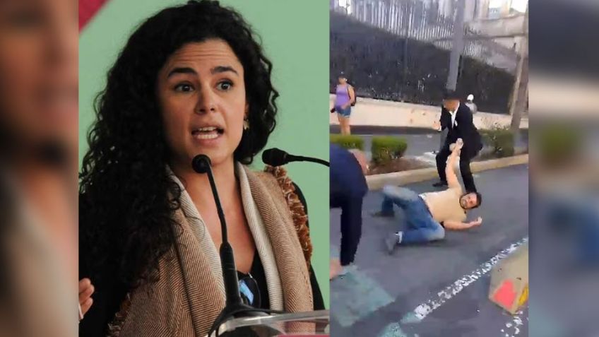 VIDEO: Joven es atacado por la seguridad de Luis María Alcalde tras querer entrevistarla