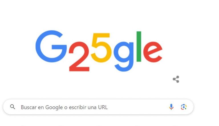 Doodle por el aniversario de Google