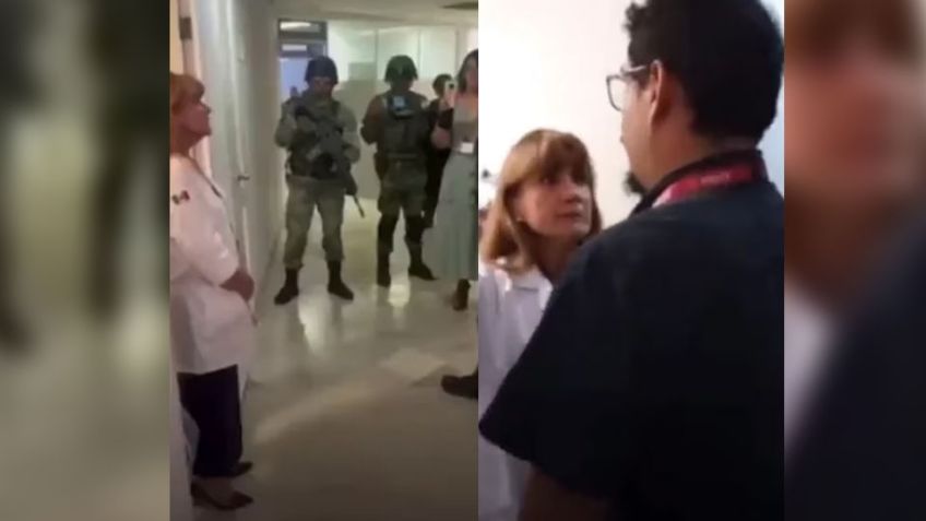 VIDEO: A gritos, subdelegada del Issste en Celaya evita auditoría; fue cesada