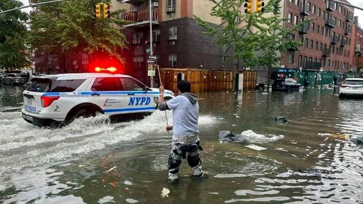 NY entra en estado de emergencia tras intensas lluvias; reportan severas inundaciones