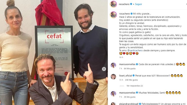 Rodrigo Cachero y Larisa Mendizabal reaparecen juntos en evento de su hijo