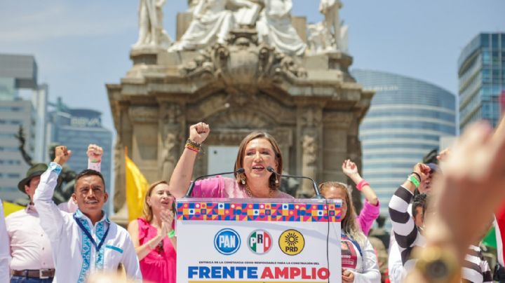Xóchitl Gálvez envía contundente mensaje a Morena desde el Ángel de la Independencia