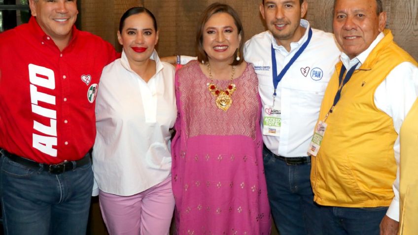 Sandra Cuevas asiste a evento de Xóchitl Gálvez y despotrica contra Morena "Se van en 2024"