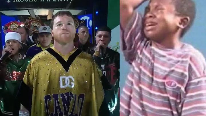 Santa Fe Klan desata los memes tras rendir homenaje a Lefty SM en pelea de 'Canelo'