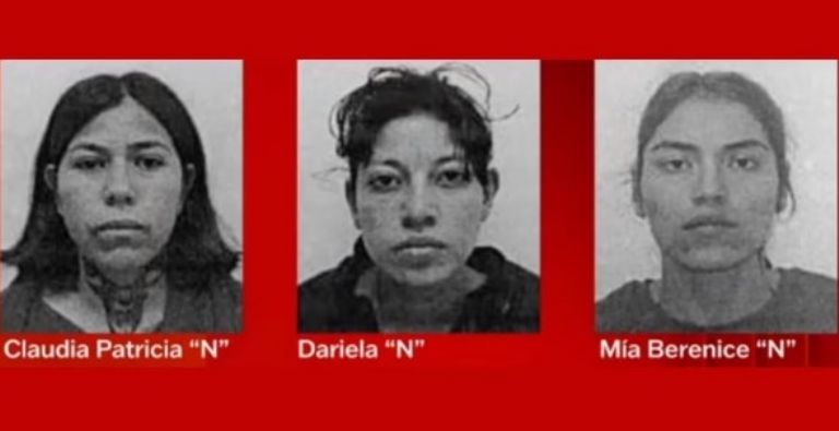 Claudia Patricia 'N', Dariela 'N' y Mía Berenice 'N'