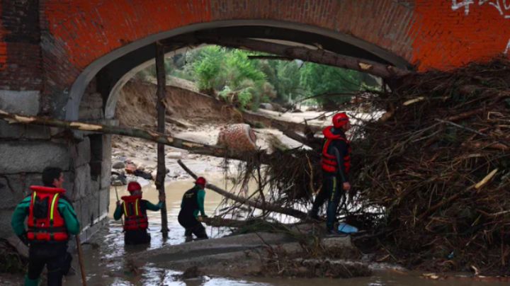 VIDEO: Fuerte tormenta en Madrid deja como saldo 2 decesos y 3 desaparecidos