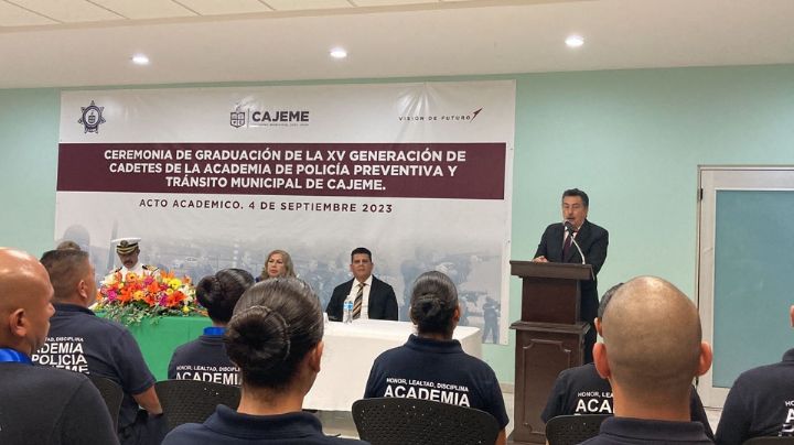 Ciudad Obregón: Se gradúan 12 cadetes de la Academia de Policía y Tránsito Municipal
