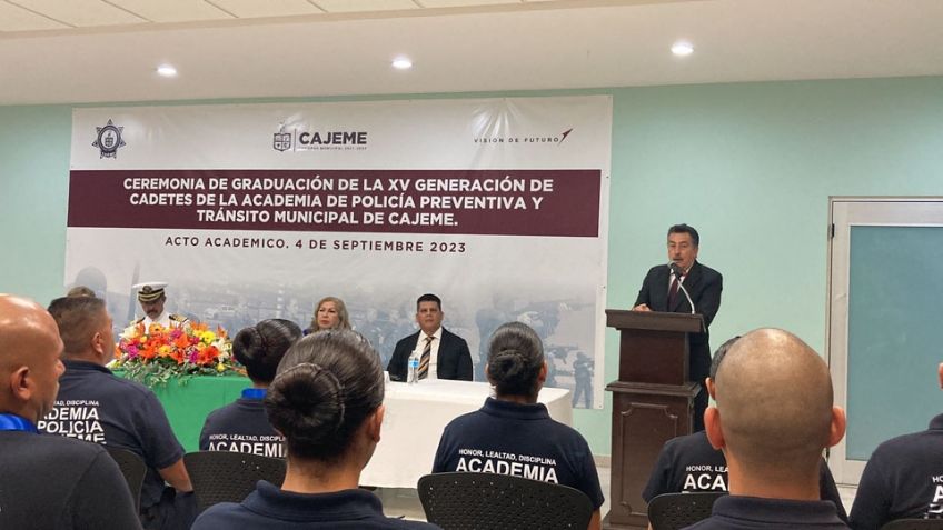 Ciudad Obregón: Se gradúan 12 cadetes de la Academia de Policía y Tránsito Municipal