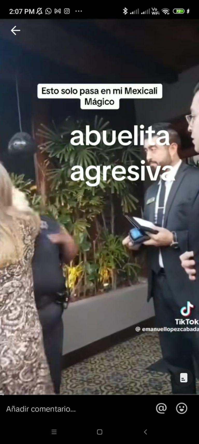 Lady amenazas en Mexicali, Baja California