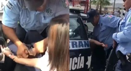 Policía que 'abusó' de fuerza con joven conductora de Cajeme podría ser suspendido
