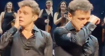 (VIDEO) 'El Sol' se quiebra: Luis Miguel rompe en llanto cuando estaba en pleno concierto