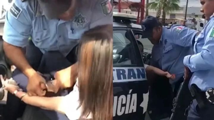 Policía que 'abusó' de fuerza con joven conductora de Cajeme podría ser suspendido