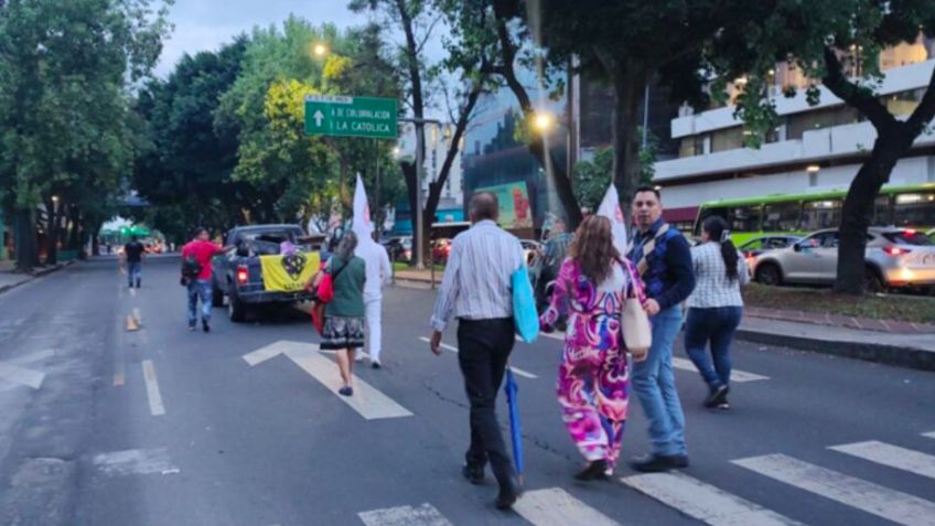 Sal con anticipación: Habrá tráfico denso en la CDMX por 8 bloqueos en estos puntos