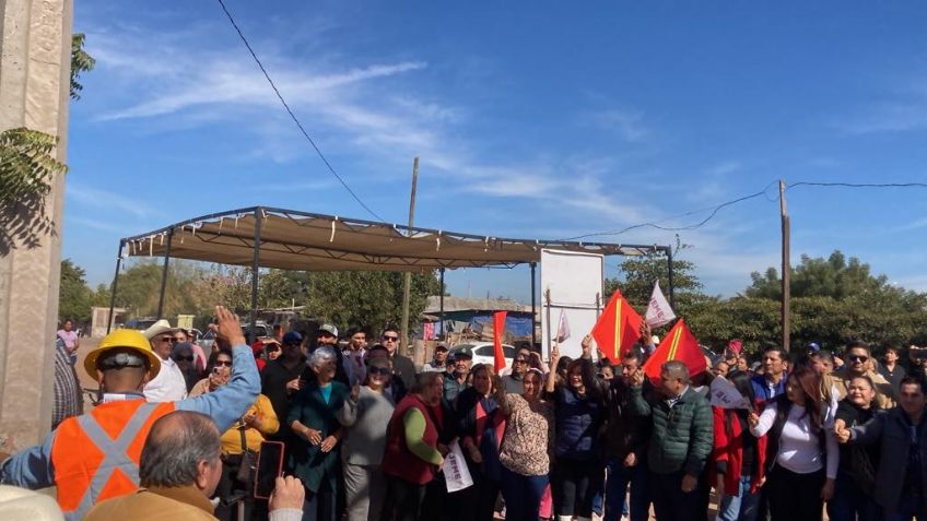 Ciudad Obregón dan banderazo a obra de electrificación de El Rodeo Tres