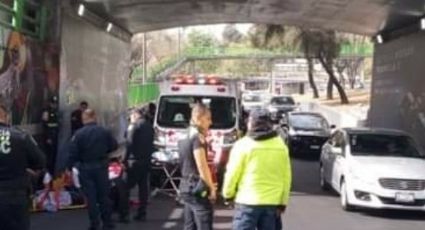 Caos en el Viaducto: Un hombre se arrojó desde puente vehicular de Río Churubusco