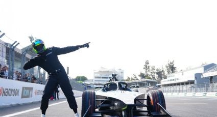 Usain Bolt conduce en México un auto de alta velocidad de la Fórmula E