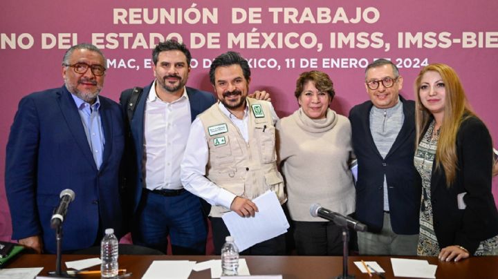 El IMSS Bienestar llegará al Estado de México: Delfina Gómez y Zoé Robledo se reúnen