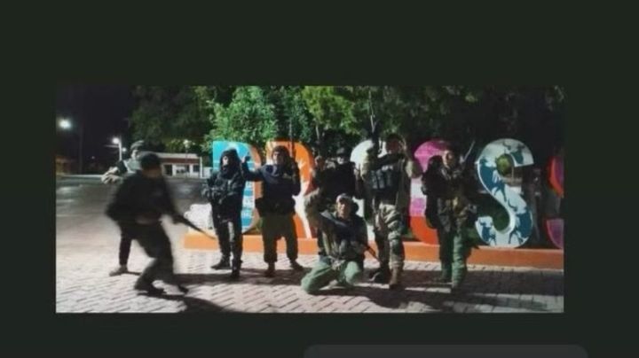 Cártel del Golfo presume con una foto su llegada a Doctor Coss, Nuevo León