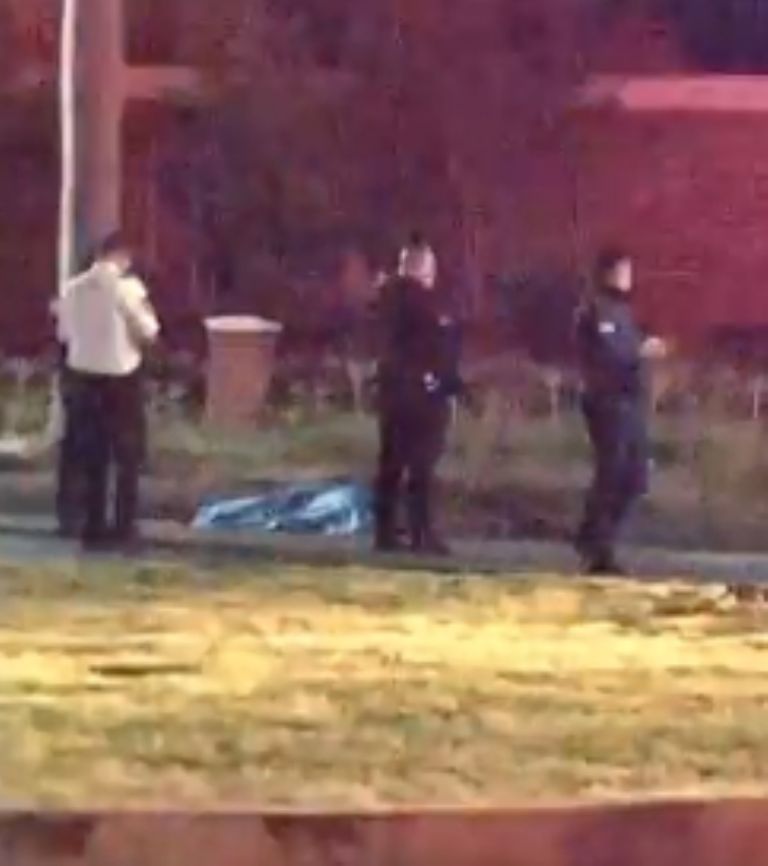 El cuerpo de la persona atropellada en Ciudad Obregón