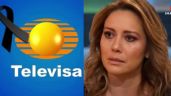 Foto ilustrativa de la nota titulada Luto en Televisa: Sugey Ábrego se ahoga en llanto en VIDEO por muerte de querida actriz