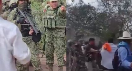 VIDEO: Comandante de la Sedena amenaza a pobladores de Chiapas "Te tengo ubicado"