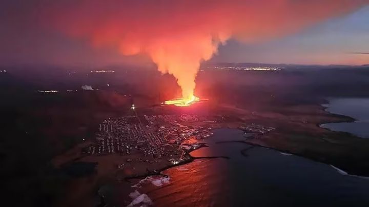 Erupción volcánica en Islandia desata caos en Grindavik y amenaza con destruir atractivos turísticos