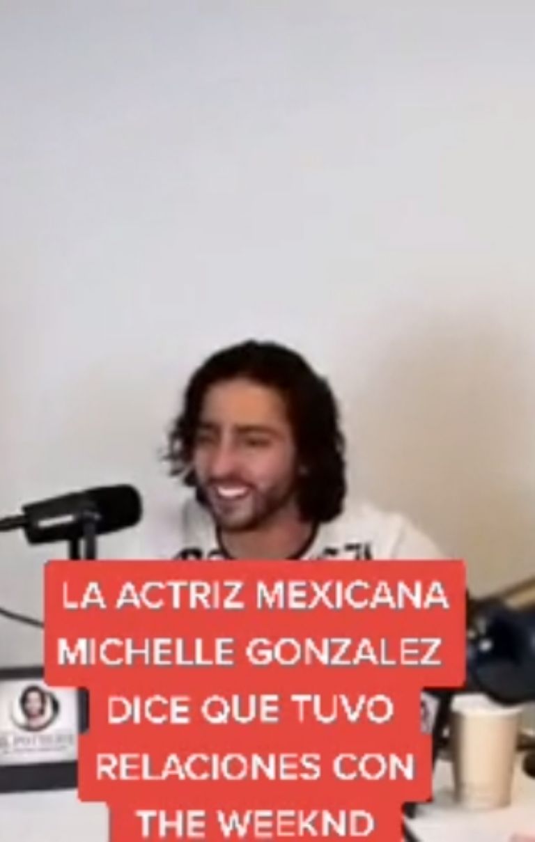 Michelle González asegura que se involucró sexualmente con The Weeknd
