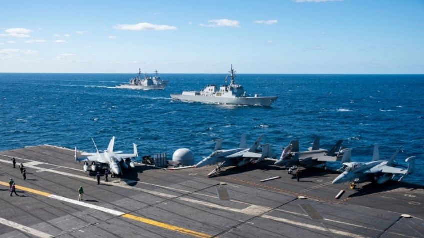 Corea del Sur, Estados Unidos y Japón refuerzan su presencia militar en el sur de la península